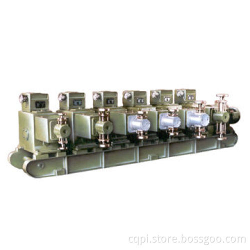 Metering Pump with N-shaft of high bearing capacity